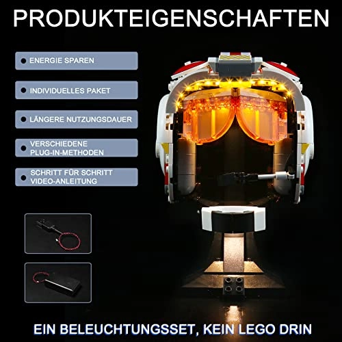 LED Light Set for Lego Luke Skywalker Helmet