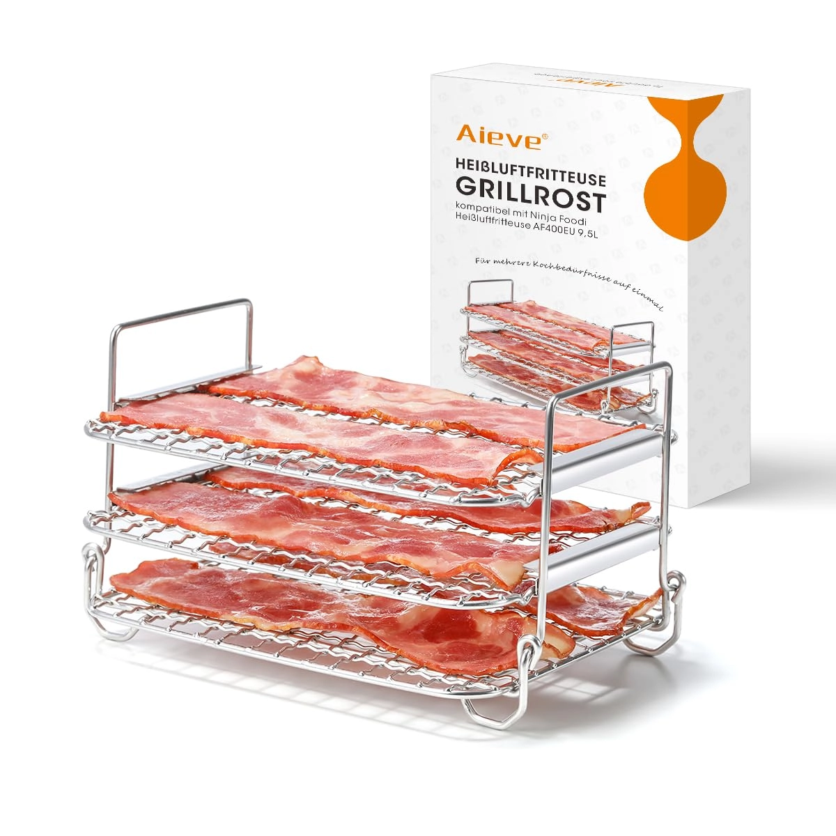 AIEVE Hot Air Fryer Grill Grate - Stainless Steel