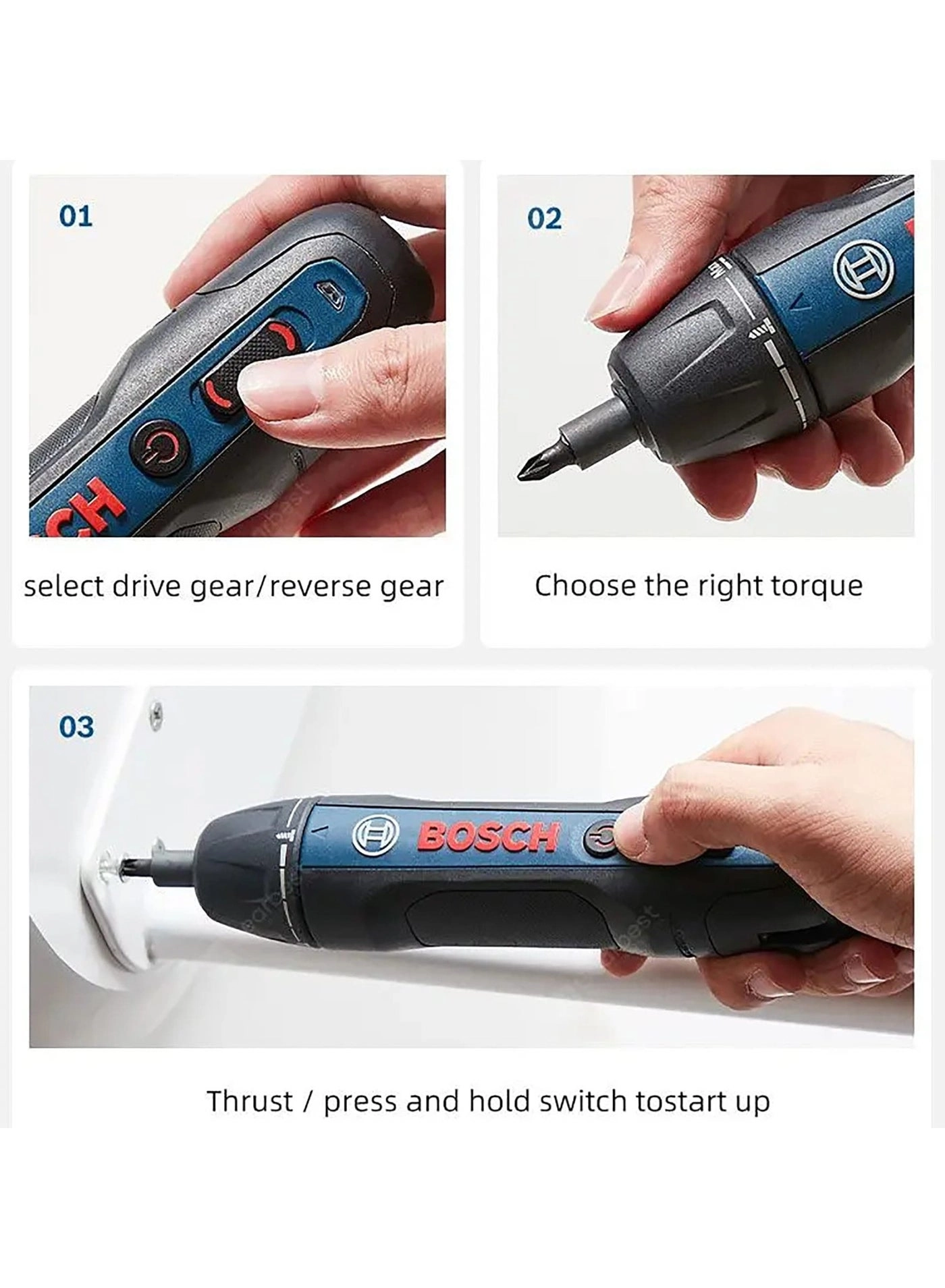 Go 2 - 3.6 V lithium-ion battery 2 load speed settings