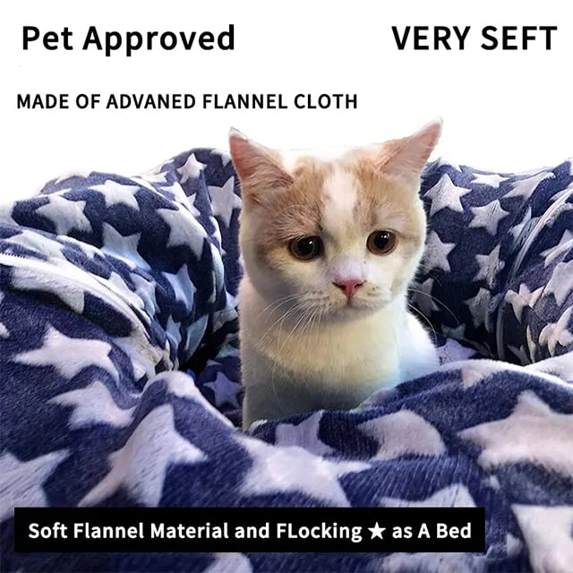 Cat tunnel - 100*27cm Plush, Sisal