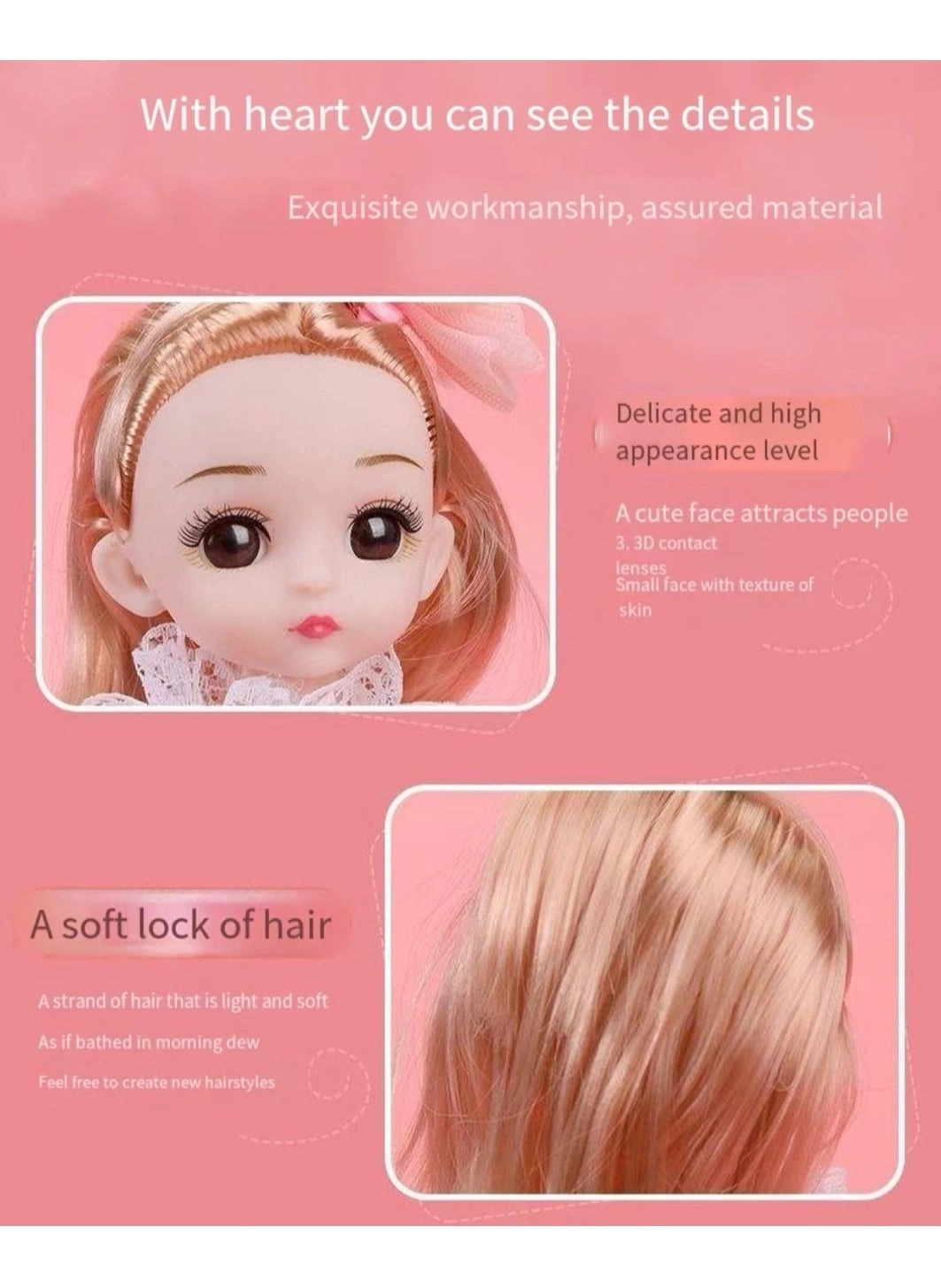 Little Princess Surprise Fashion Doll - 5 piece(s) multi-color Set