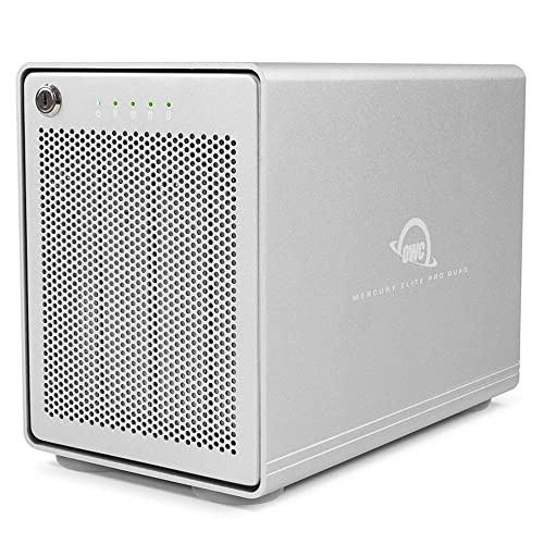 OWC Mercury Elite Pro Quad - USBC 25 and 35 drives