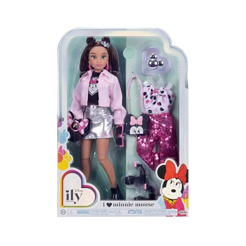 Minnie Mouse Fashion Doll - 11.5" Tall 13 Points of Articulation Ages 6+