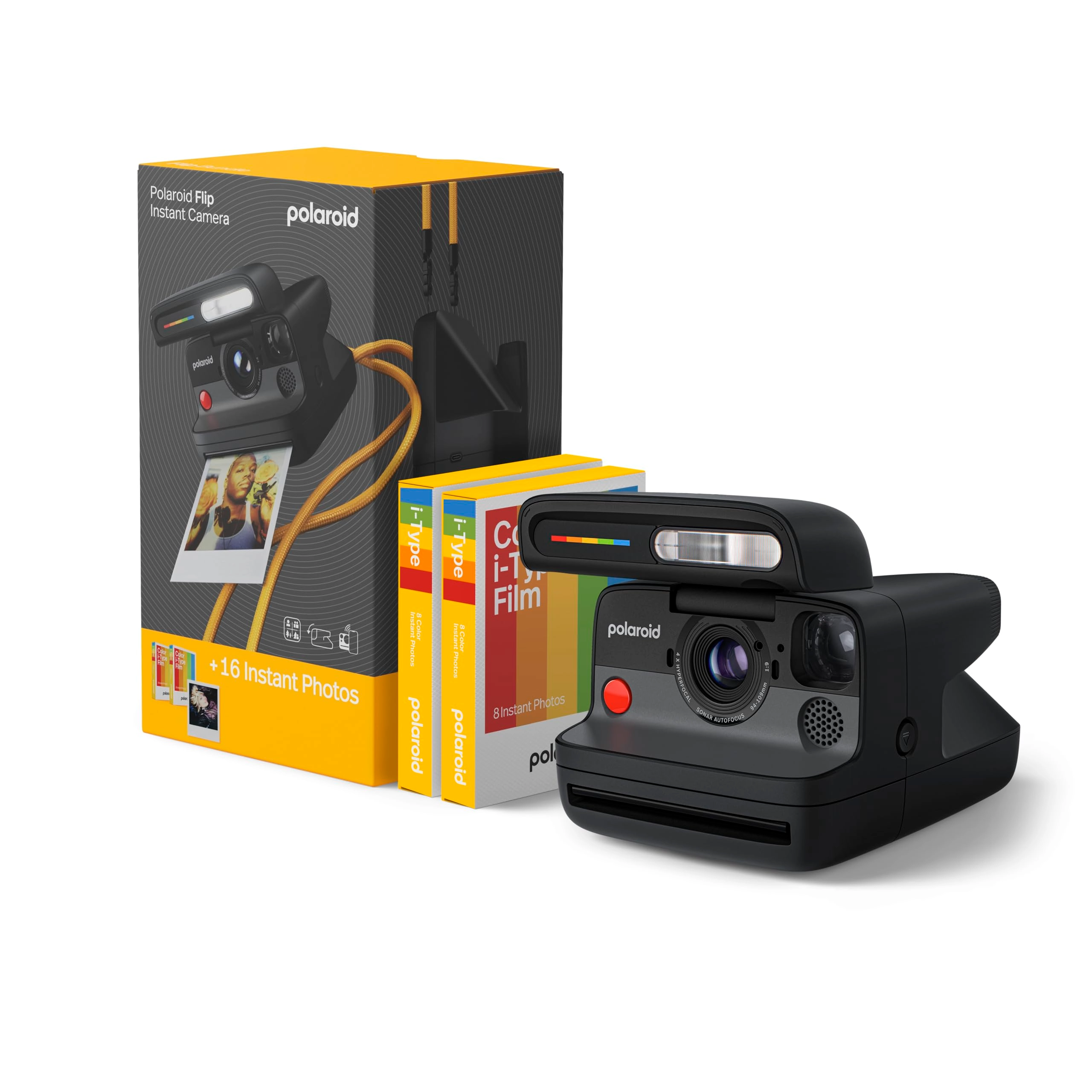 Polaroid FLIP - USB-C rechargeable + Color Film - 16 photos