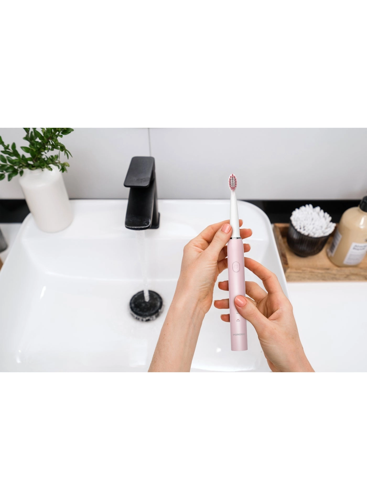 W-Sonic Electric Toothbrush - 100 Days Battery Life IPX7 19000 Stroke/Minute