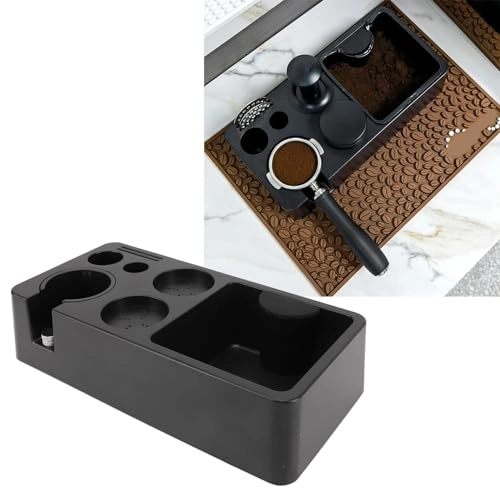 Espresso Tamping Station - Knock Box Coffee Accessory Organizer