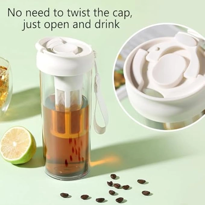 Cold Brew Maker - 800Ml Leakproof Airtight Lid