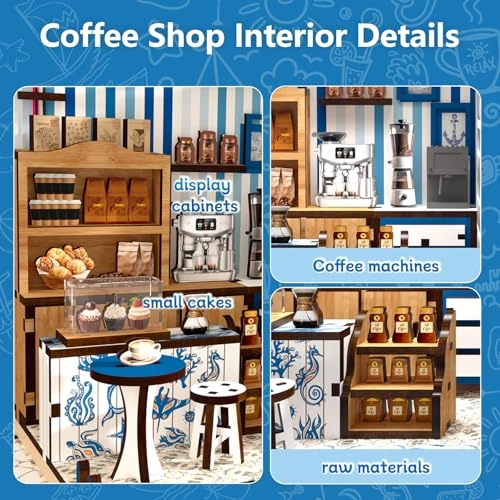 DIY Miniature House Kit - Sun Coffee Shop