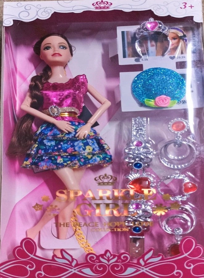 Long Hair Doll - 2 Pcs Moveable Joint