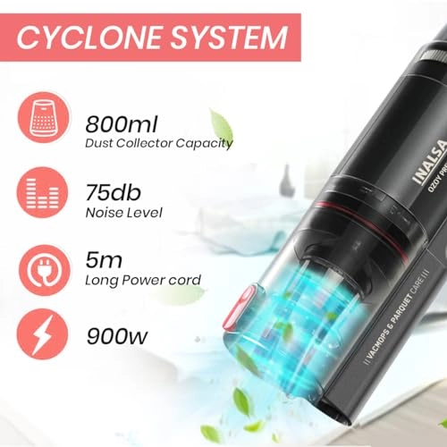 Handheld Vacuum Cleaner - 900 W 18 kpa