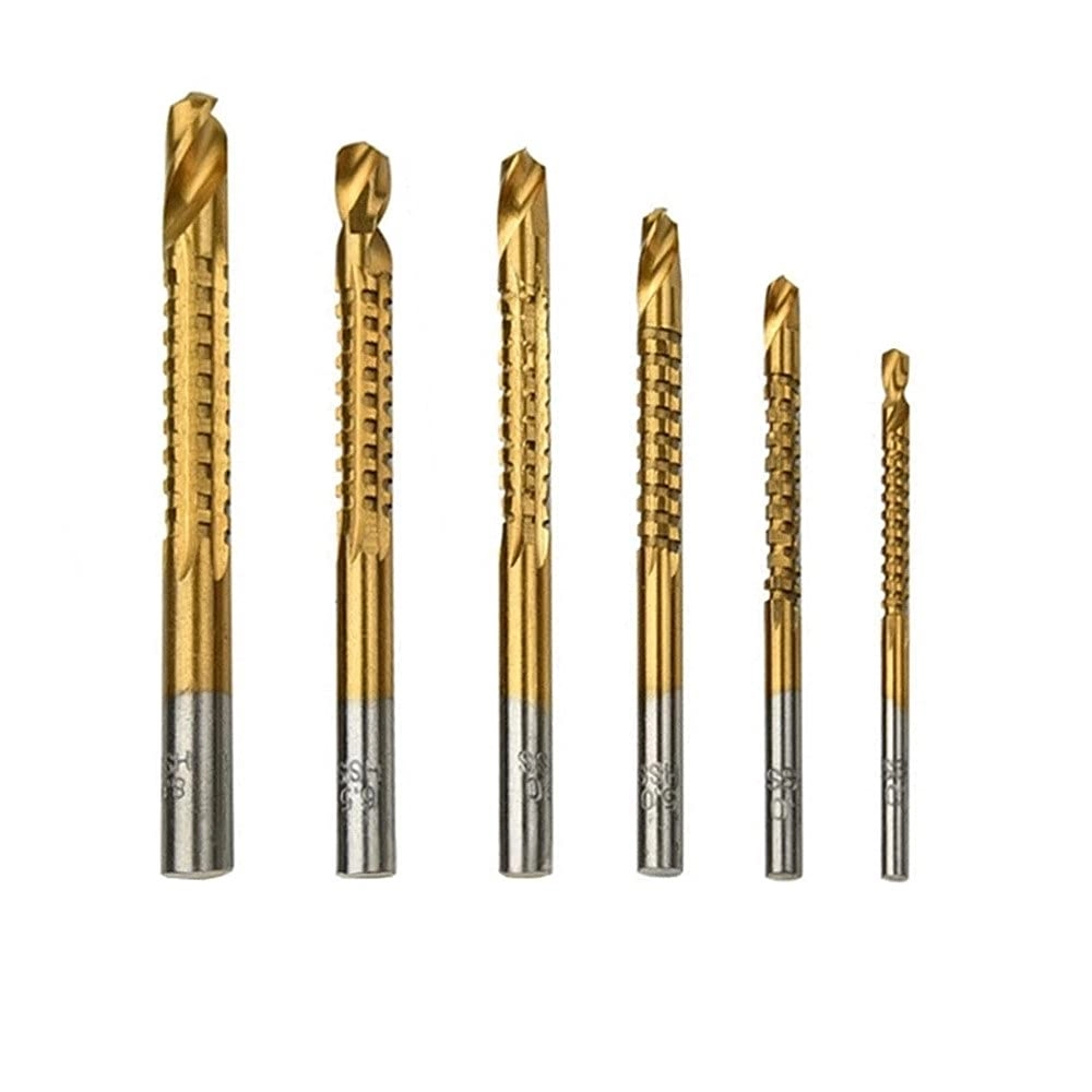 xhhhcj Router Bits - 3 4 5 6 6.5 8 mm 6PCS