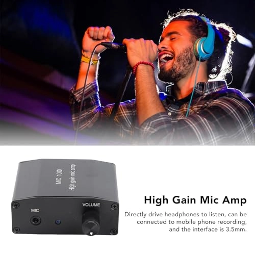 Microphone Amplifier 3.5mm-Mini-Jack Microphone
