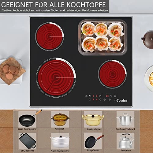 CSC-D46701-AL-BB Ceramic hob