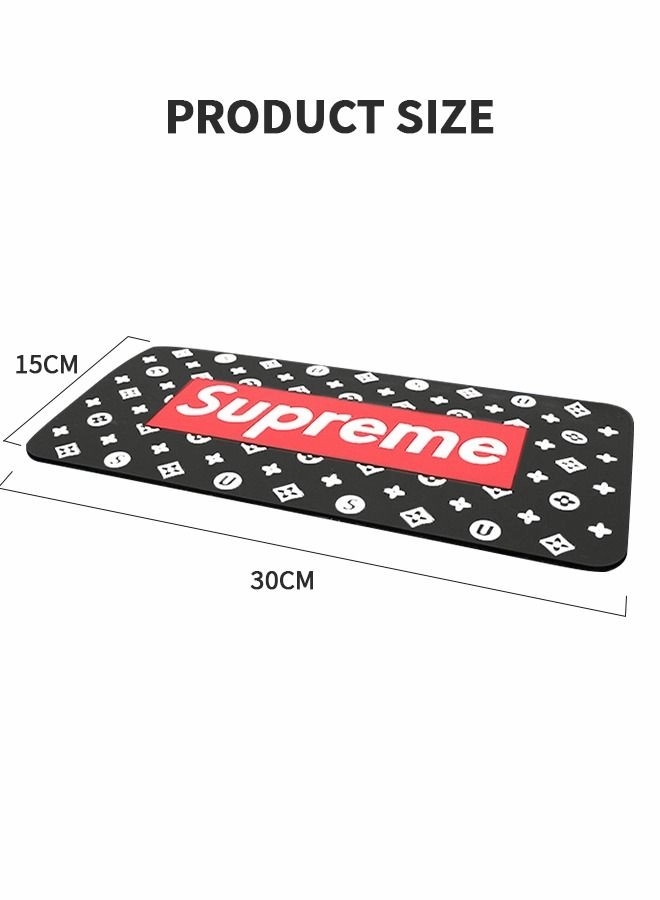 Car Dashboard Anti-Slip Rubber Pad - PVC Washable