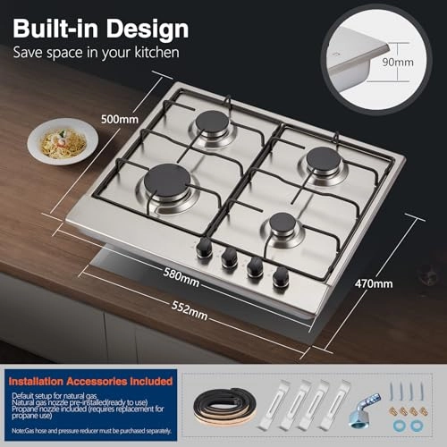 GHS604B-G2EI Gas hob