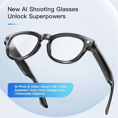 AI Translation Glasses - 134 languages IP65 waterproof Wireless calls
