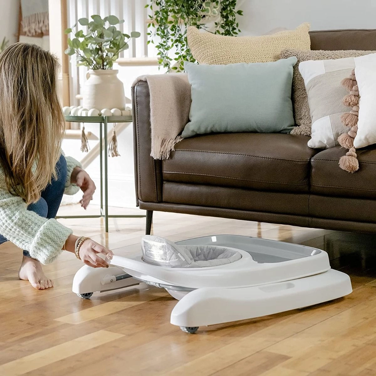 Step & Sprout 3-In-1 Activity Walker - Gray 6-24 months