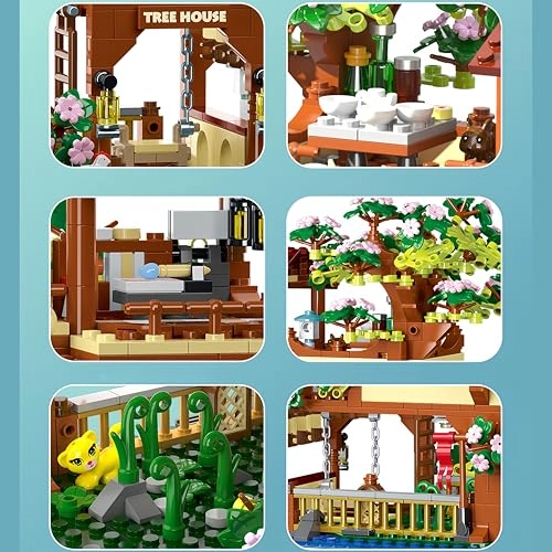 3-in-1 Transformable Tree House - 959 PCS LED