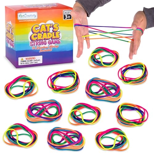 Cat's Cradle String Game - 3 years+ 12 pieces