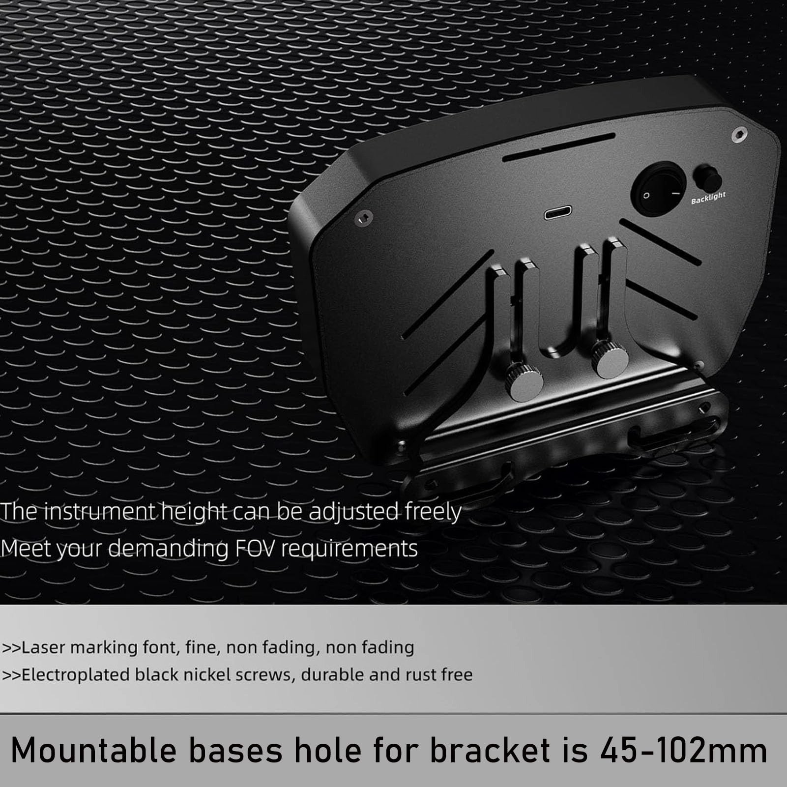 Racing Simulator LCD Dashboard Add-on - Logitech/Thrustmaster/MOZA
