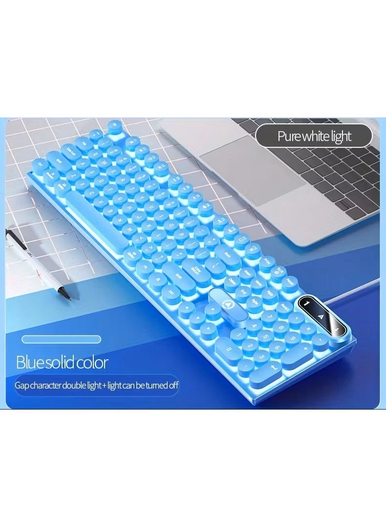 Generic Retro Punk Keyboard - Wired