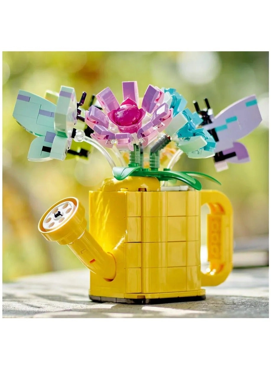 Flowers in Watering Can (31149) - Yellow