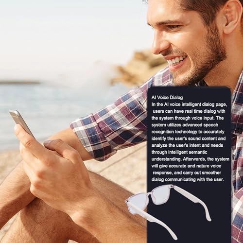 F07 - AI Smart Glasses 144 Languages Dual Speakers