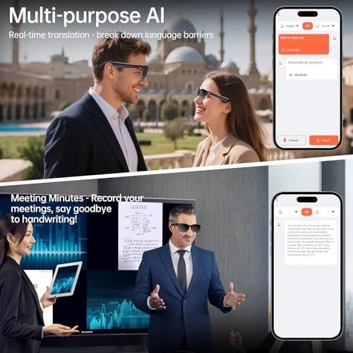 Smart Glasses - AI Translator V6.0 Bluetooth
