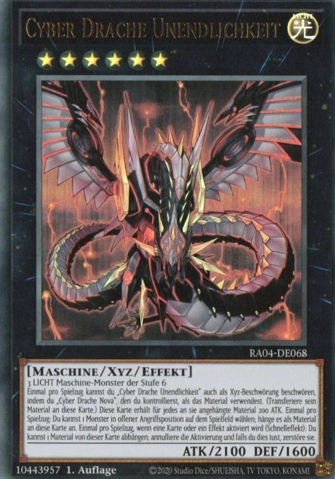 MZTCG Yugioh Cyber Dragon Infinity RA04-DE068 - German