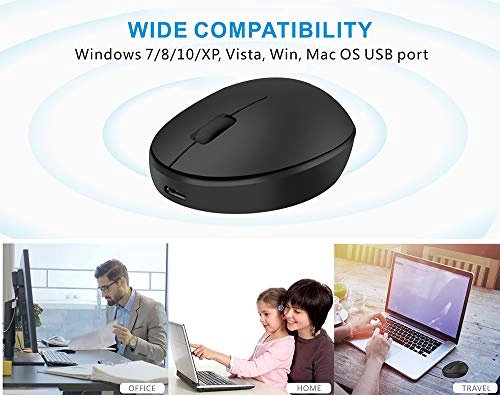Mini Rechargeable Wireless Mouse - USB