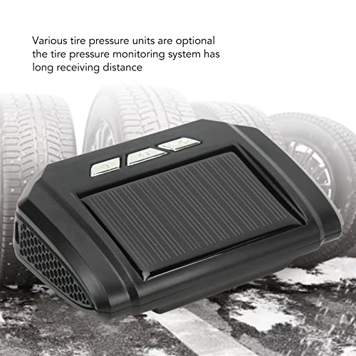 Tire Pressure Monitoring System - 6 Sensors Wireless Solar Powered