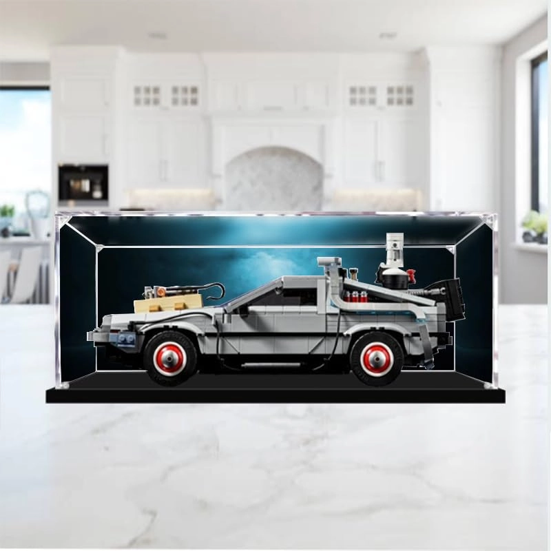 Display Case for LEGO Back to The Future 10300 - Acrylic