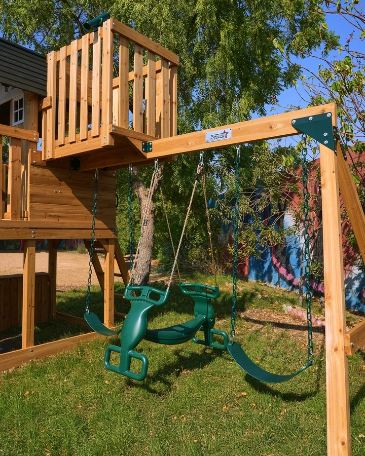 Arabian Leopard - 220cm wave slide 3-position swing beam