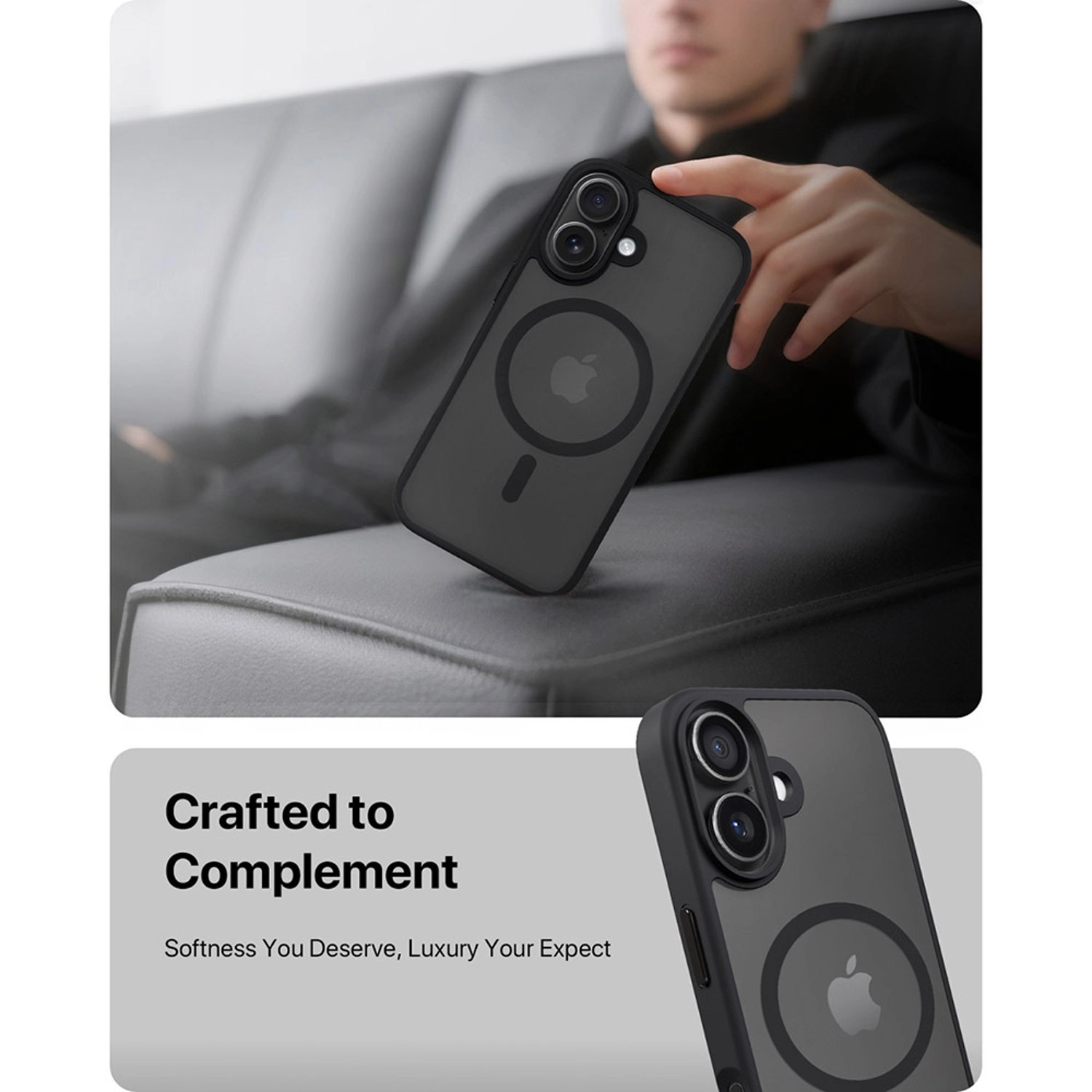 Gleam Hybrid - Matte Soft Touch MagSafe Case for iPhone 17