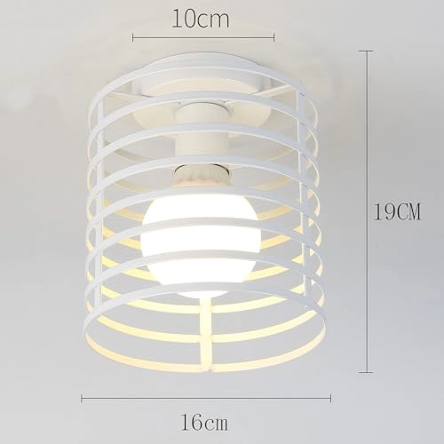 Metal Cage Pendant Light - E27 16 cm