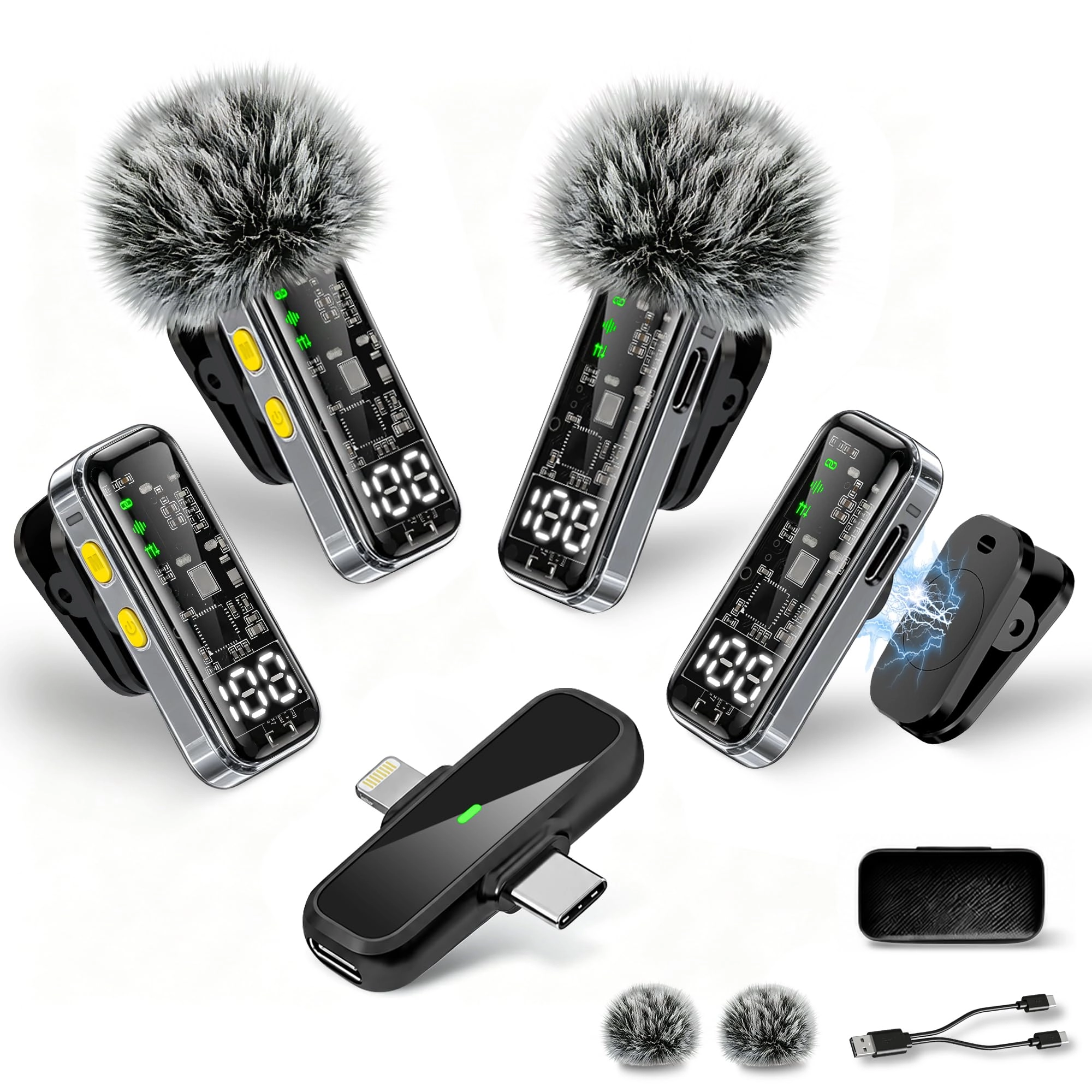 Gicorino H13 Wireless Microphone Pack