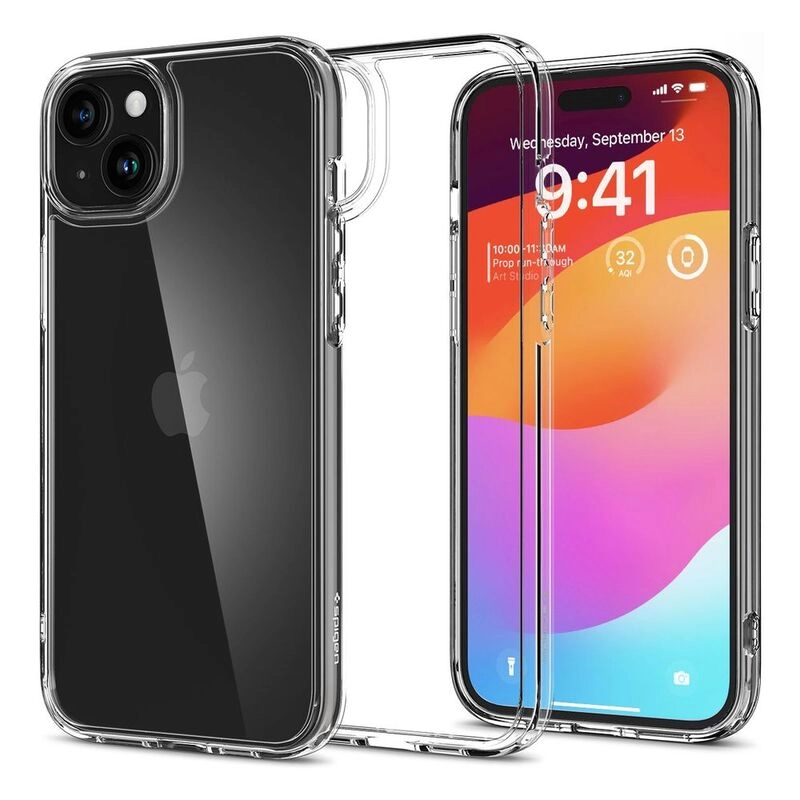Crystal Hybrid Back Cover for iPhone 15