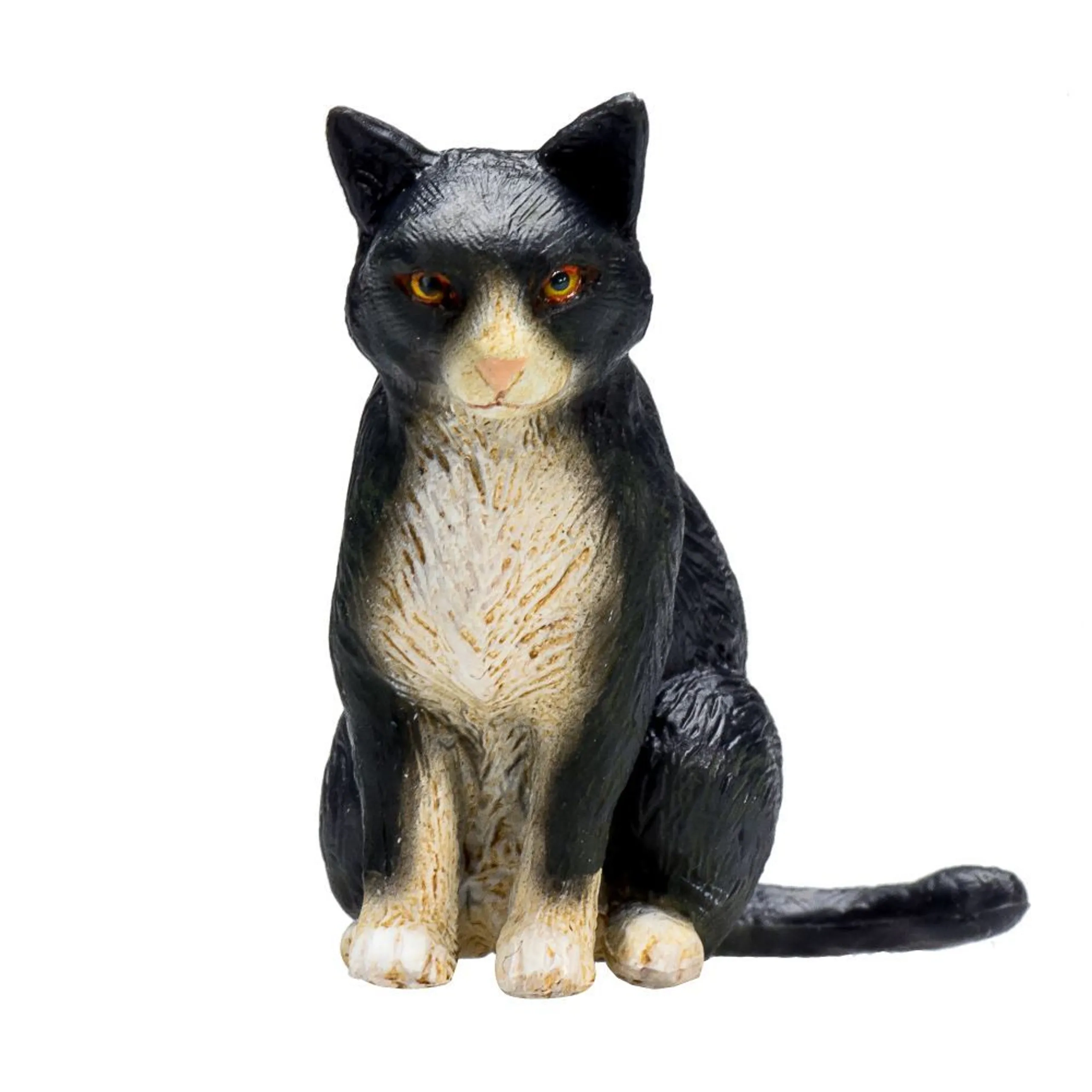 Animal Planet Cat Mojo Cat Sitting 4.5 cm Black and White