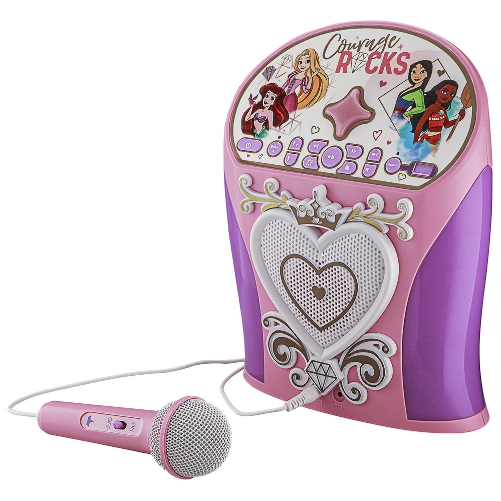 Disney Princess Bluetooth Karaoke Machine - Suitable for 3 to 9 yrs