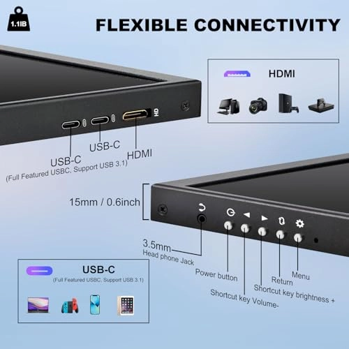 HD-123 - 12.3 Inch 1920 x 720