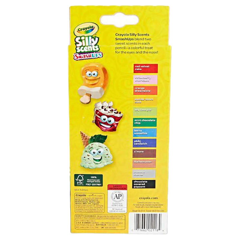 Silly Scents Twistables Colored Pencils - 12