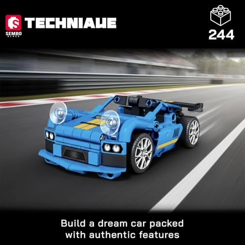 Technic Motorcycle and Car Model Kit (701102) - 911 Carrera Rs