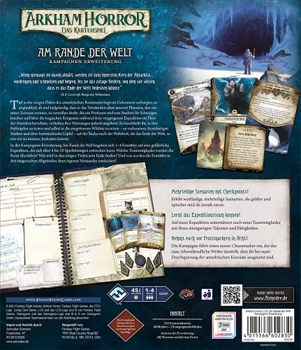 Arkham Horror: The Card Game: Edge Of The Earth Campaign Expansion