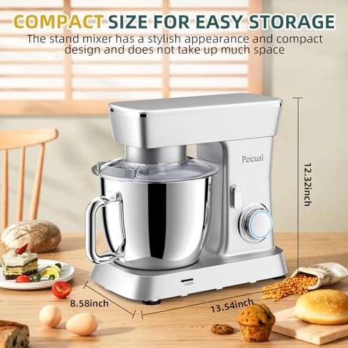 Stand Mixer - 6 Quarts 800W