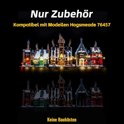 LED Light Set - Compatible with Lego 76457 Hogsmeade Village 2 light sources