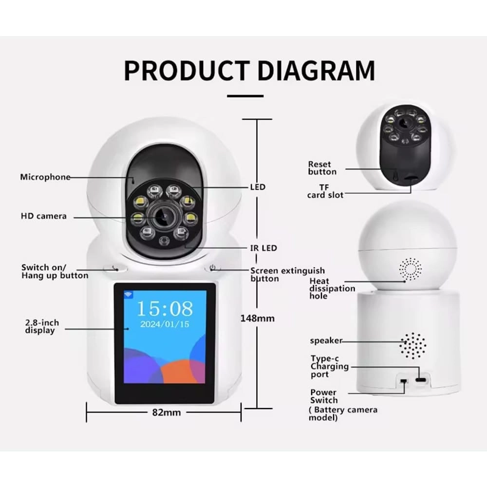 Indoor Security Camera 1080P
