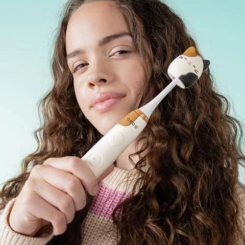 Sonic Kids Rechargeable Toothbrush - 3 Brushing Modes Over 5 Weeks Battery Life