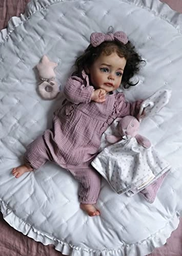 Sue-Sue Reborn Girl Doll - 24 Inch Brown Eyes