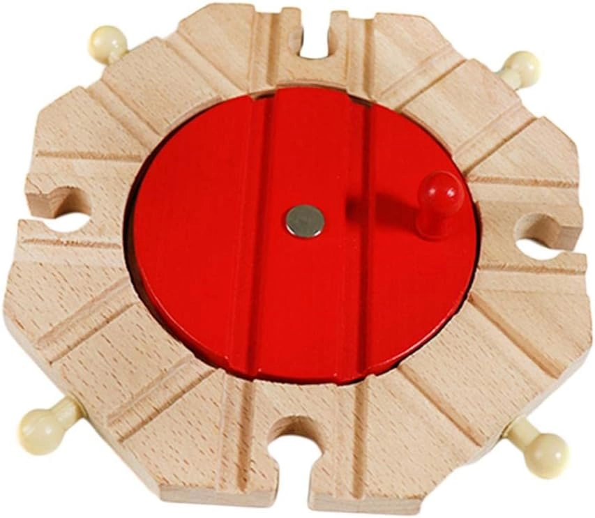 Rail Turntable - Wooden Train Track Accessory