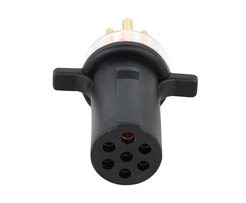 7-Round Pin Trailer Circuit r - Circuit Tester Black